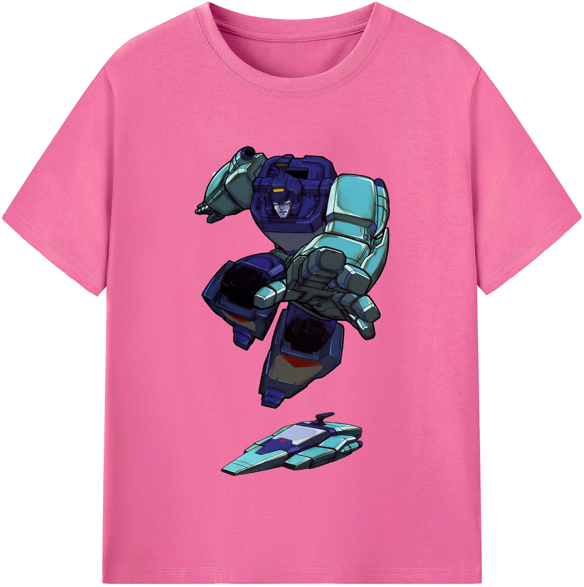 （画像用）  レディースカジュアルプリントTシャツ（綿100％）